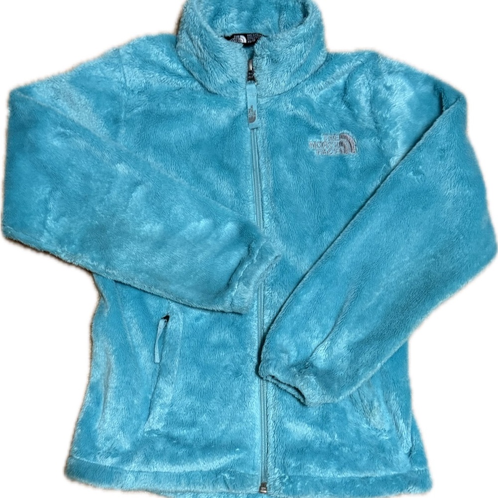 The North Face Aqua Osito Fleece Jacket Girls Size 6